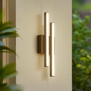 Lindby LED-Ablucă Abelia, negru, aluminiu, oțel inoxidabil, Negru, Aluminiu, Modern
