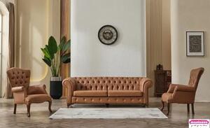 Set canapele si fotolii fixe Imperial Chesterfield 3+1+1