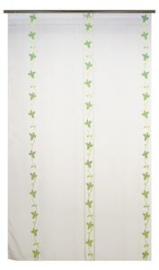 Perdea supersable flori verzi, 140x245 cm