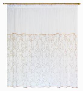 Perdea Velaria geometric bej, 400x180 cm