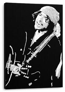 Tablou POP ART pictat manual Bob Dylan 1 parte bd - 30x40 cm