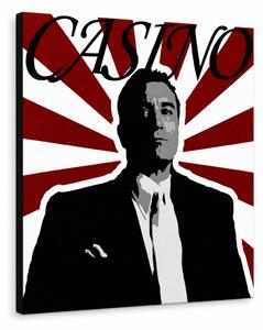 Tablou POP ART pictat manual CASINO 1 parte cas - 50x50 cm