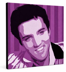 Tablou POP ART pictat manual Elvis Presley 1 bucată el4 - 50x50 cm