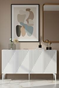 Batum komód, fehér, 150 cm