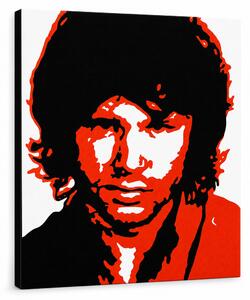 Tablou POP ART pictat manual Jim Morrison 1 bucată jm2 - 50x50 cm