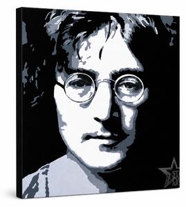 Tablou POP ART pictat manual John Lennon 1 bucată jl - 50x50 cm