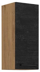 KONDELA Dulap superior, gri mat/stejar lancelot, VEGA 30 G-72 1F