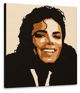 Tablou POP ART pictat manual Michael Jackson 1 bucată mj6 - 50x50 cm