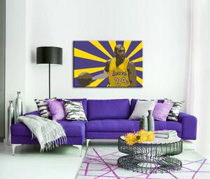 Tablou POP ART pictat manual Koby Bryant 1 bucată bryant