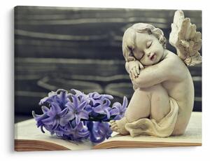 Tablou - Înger cu floare (70x50 cm)