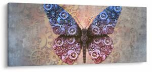 Tablou - Fluture steampunk (120x50 cm)