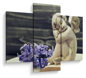 Tablou - Înger cu floare (90x60 cm)