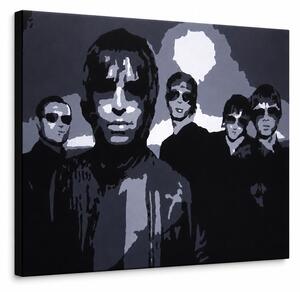 Tablou POP ART pictat manual Oasis 1 buc oa - 100x70 cm