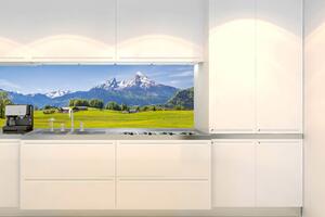 Fototapet pentru bucătărie - vedere alpină 180 x 60 cm