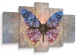 Tablou - Fluture steampunk (150x105 cm)