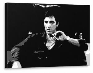 Tablou POP ART pictat manual Scarface 1 buc smz - 80x40 cm