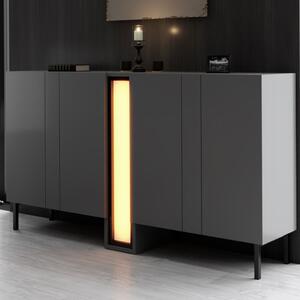 Nova komód, antracit, 155 cm