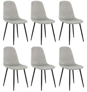 Set 6 Scaune Bya Gri