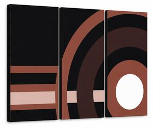 Tablou POP ART pictat manual ABSTRACT 3 buc abstr2 - 60x40 cm