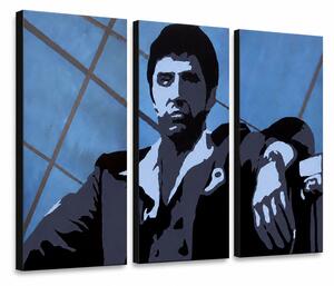 Tablou POP ART pictat manual AL PACINO 3 piese al19 - 60x40 cm