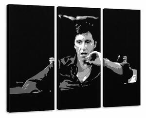 Tablou POP ART pictat manual AL PACINO 3 piese al16 - 60x40 cm