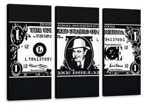 Tablou POP ART pictat manual AL CAPONE 3 buc ac2 - 60x40 cm