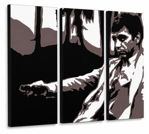 Tablou POP ART pictat manual AL PACINO 3 bucăți al24 - 60x40 cm