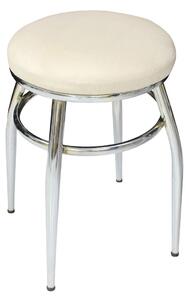 Scaun Tip Taburet Parker Crem
