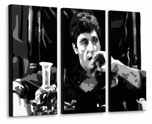 Tablou POP ART pictat manual AL PACINO 3 piese al22 - 60x40 cm