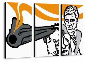 Tablou POP ART pictat manual AL PACINO 3 piese al7 - 60x40 cm