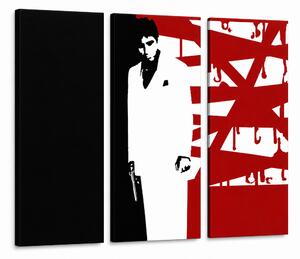 Tablou POP ART pictat manual AL PACINO 3 piese al33 - 60x40 cm