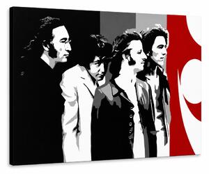 Tablou POP ART pictat manual BEATLES 1 buc beat7 - 100x70 cm