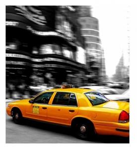 Fototapetă vlies taxi galben 225 x 250 cm