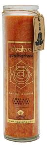 Lumânare parfumată Arome Chakra Creativitate, parfum orhidee și rodie, 320 g