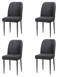 Set 4 Scaune Baron Negru