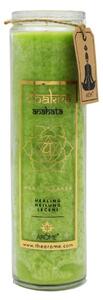 Lumânare parfumată înaltă Arome Chakra Healing, parfum iasomie, 320 g