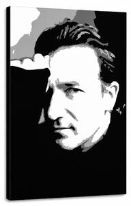 Tablou POP ART pictat manual Bono-U2 1 bucată bono - 30x40 cm
