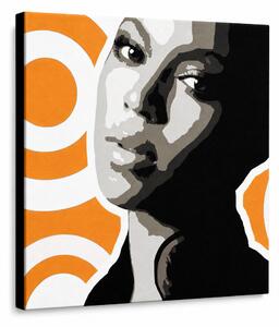 Tablou POP ART pictat manual BEYONCÉ 1 buc bey6 - 50x50 cm