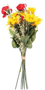 Buchet de flori de pajiște cu floarea soarelui,33 x 84 x 18 cm