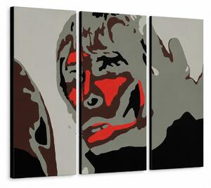 Tablou POP ART pictat manual BROWN APE 3 bucăți ibbrown - 60x40 cm