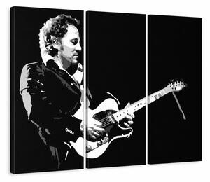 Tablou POP ART pictat manual Bruce Springsteen 3 bucăți bs - 60x40 cm