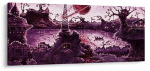 Tablou - Sat fermecat (120x50 cm)
