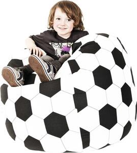 Fotoliu puf beanbag Sitting Point XL imprimeu minge de fotbal 70x110 cm