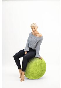 Minge scaun/fotoliu Sitting Ball Fluffy verde Ø 65 cm