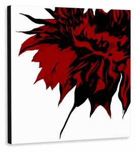 Tablou POP ART pictat manual FLOWER 3 părți flo - 60x40 cm