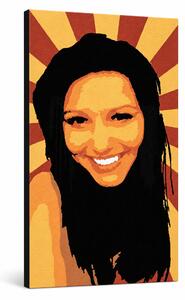 Tablou POP ART pictat manual Fata 1 buc 90x50cm zuz - 40x70 cm