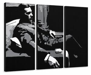 Tablou POP ART pictat manual GODFATHER 3 buc god7 - 60x40 cm