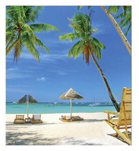 Fototapetă vlies plajă tropicală 225 x 250 cm