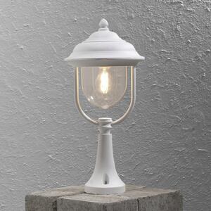 Konstsmide Lampă cu soclu Parma, alb, Alb, Metal, Casă de țară / Rustic