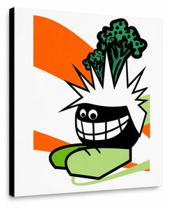 Tablou POP ART pictat manual Funny 1 buc funy - 30x40 cm